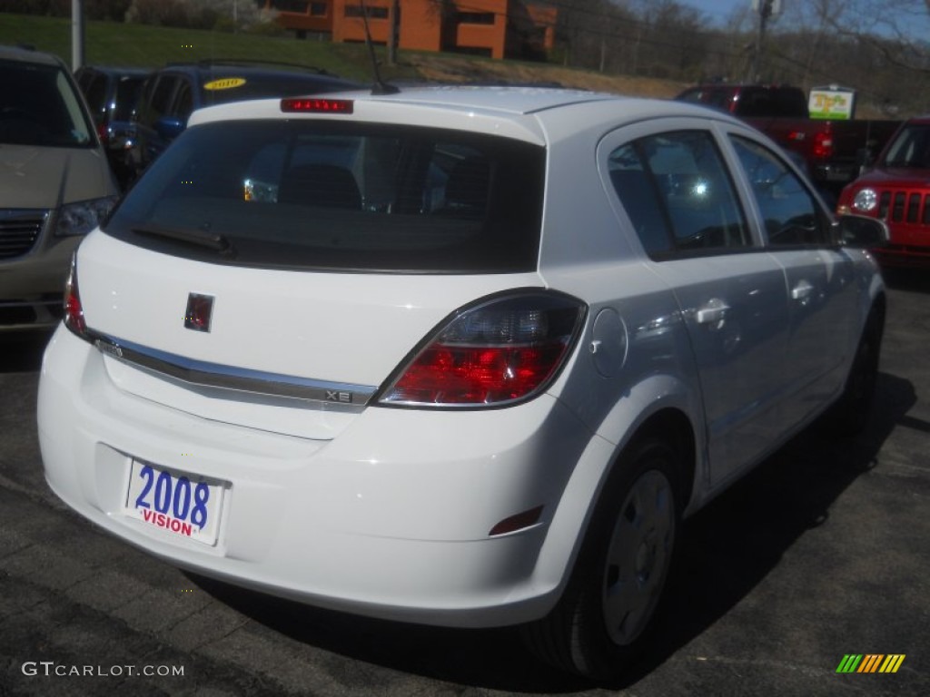 2008 Astra XE Sedan - Arctic White / Charcoal photo #2