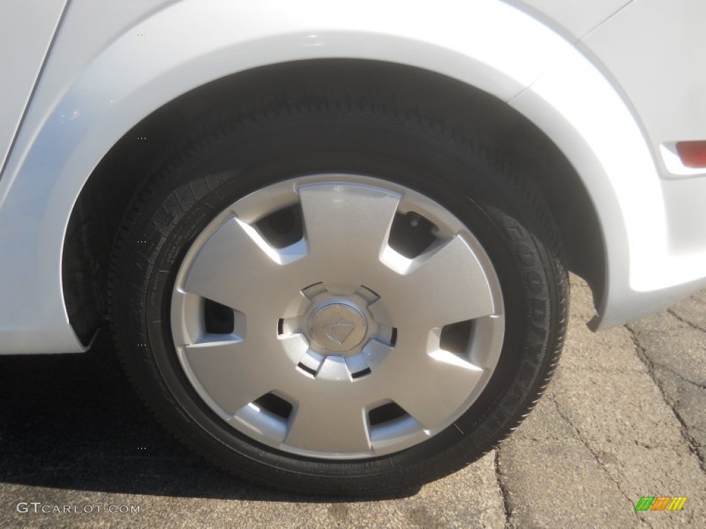 2008 Astra XE Sedan - Arctic White / Charcoal photo #12