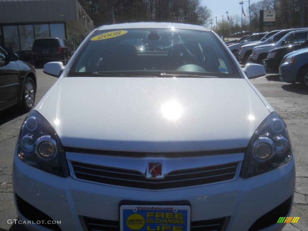 2008 Astra XE Sedan - Arctic White / Charcoal photo #13