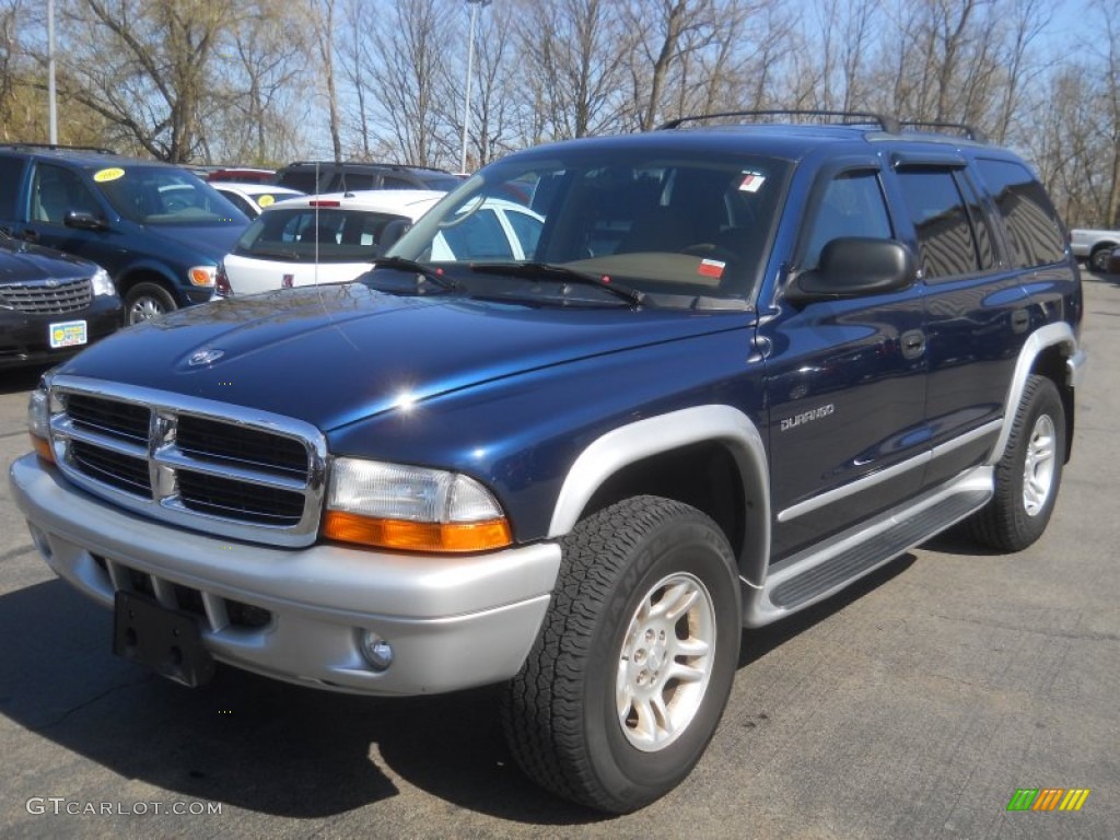 2003 Durango SLT 4x4 - Patriot Blue Pearlcoat / Sandstone photo #1