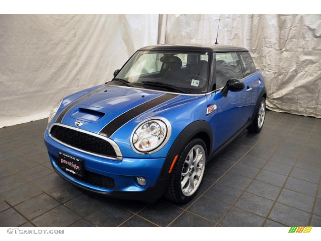 2010 Cooper S Hardtop - Laser Blue Metallic / Grey/Carbon Black photo #1