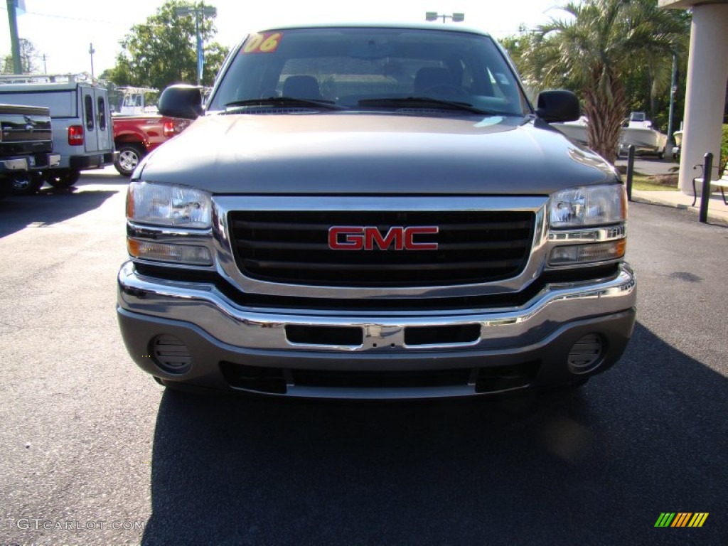2006 Sierra 1500 SL Crew Cab - Steel Gray Metallic / Dark Pewter photo #3