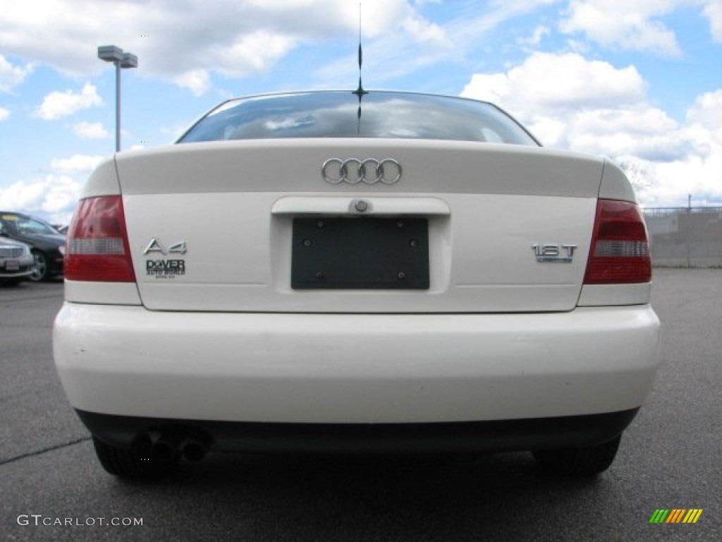 2001 A4 1.8T quattro Sedan - Casablanca White / Clay photo #4