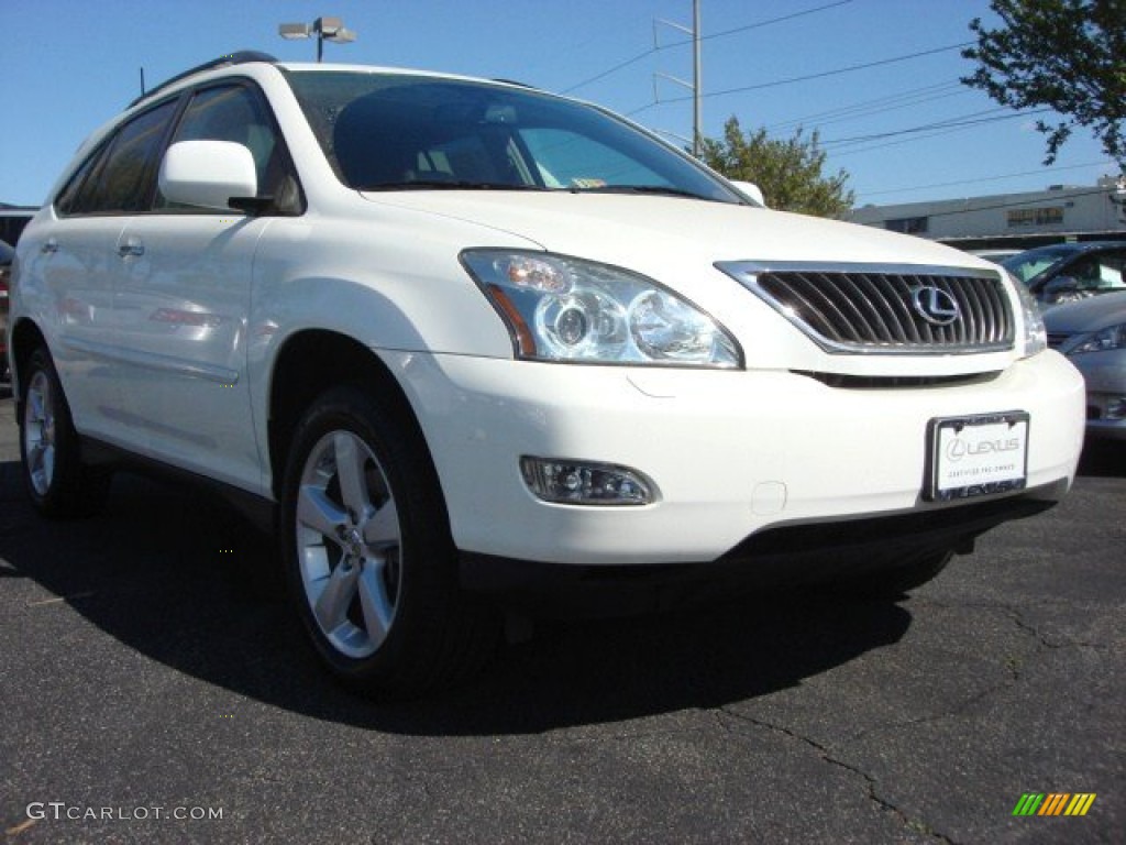 2008 RX 350 - Crystal White / Light Gray photo #1