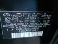 Black Pearl - Elantra GLS Sedan Photo No. 25