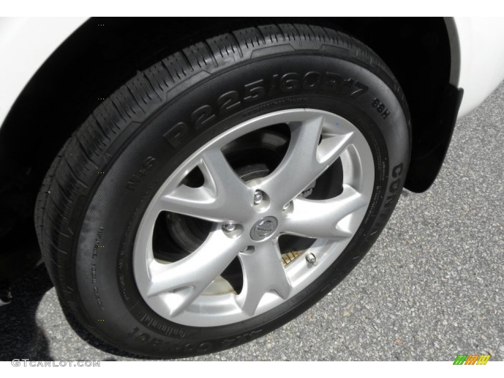 2009 Rogue SL AWD - Phantom White / Black photo #17