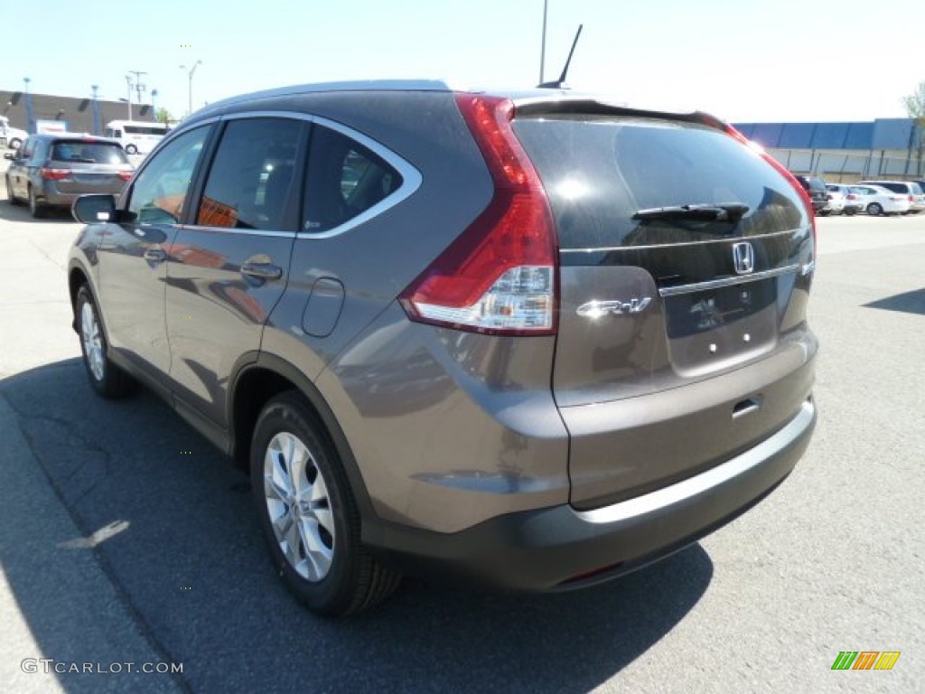 2012 CR-V EX-L 4WD - Urban Titanium Metallic / Black photo #3