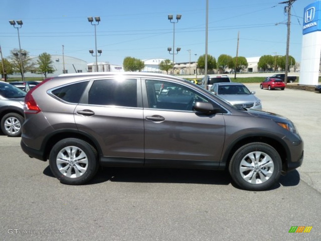 2012 CR-V EX-L 4WD - Urban Titanium Metallic / Black photo #6