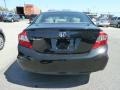 2012 Crystal Black Pearl Honda Civic LX Sedan  photo #3