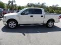 2007 White Sand Tri-Coat Ford F150 Lariat SuperCrew  photo #2