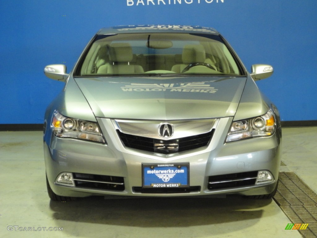 2009 RL 3.7 AWD Sedan - Silver Jade Metallic / Taupe photo #3
