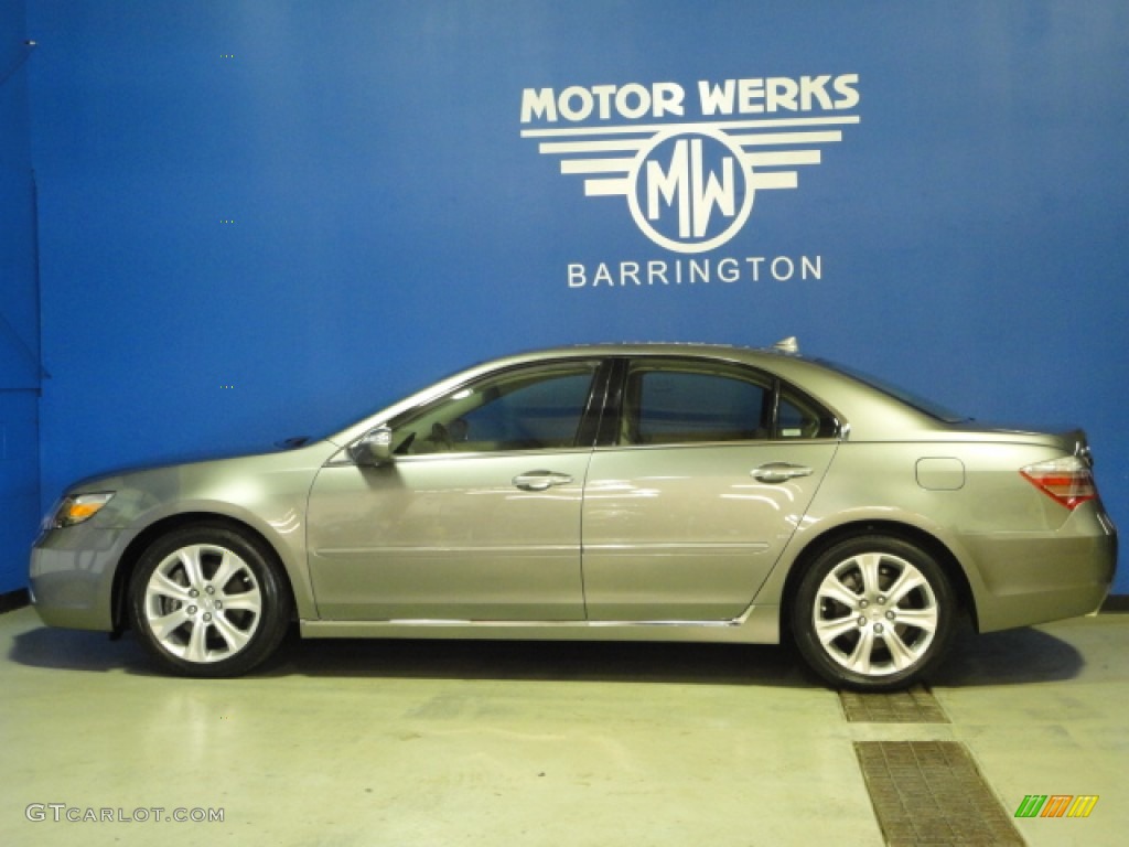 2009 RL 3.7 AWD Sedan - Silver Jade Metallic / Taupe photo #5
