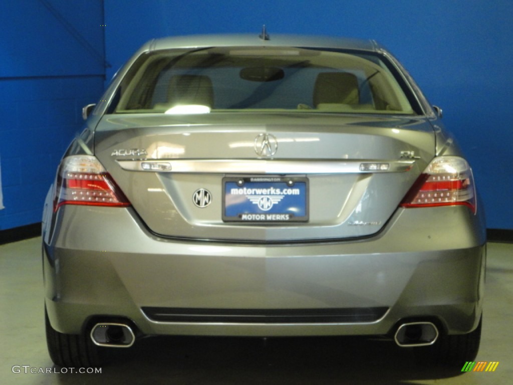 2009 RL 3.7 AWD Sedan - Silver Jade Metallic / Taupe photo #7