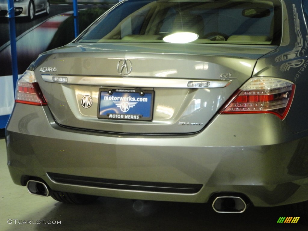 2009 RL 3.7 AWD Sedan - Silver Jade Metallic / Taupe photo #8