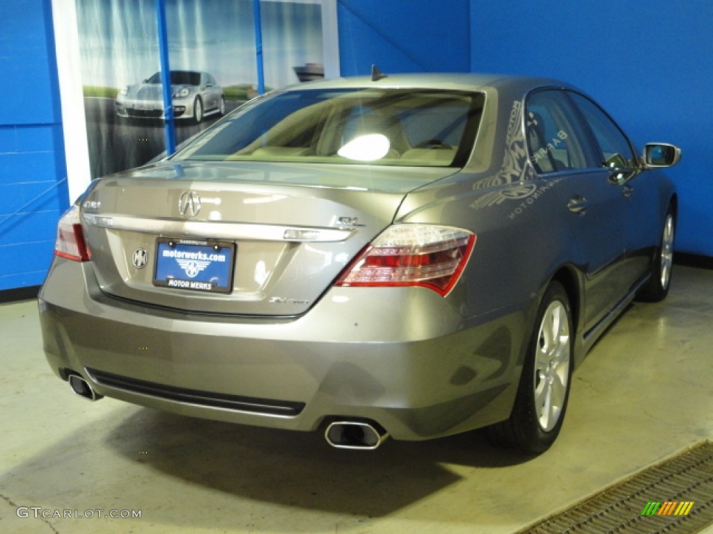 2009 RL 3.7 AWD Sedan - Silver Jade Metallic / Taupe photo #9