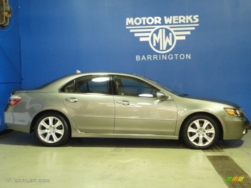 2009 RL 3.7 AWD Sedan - Silver Jade Metallic / Taupe photo #10