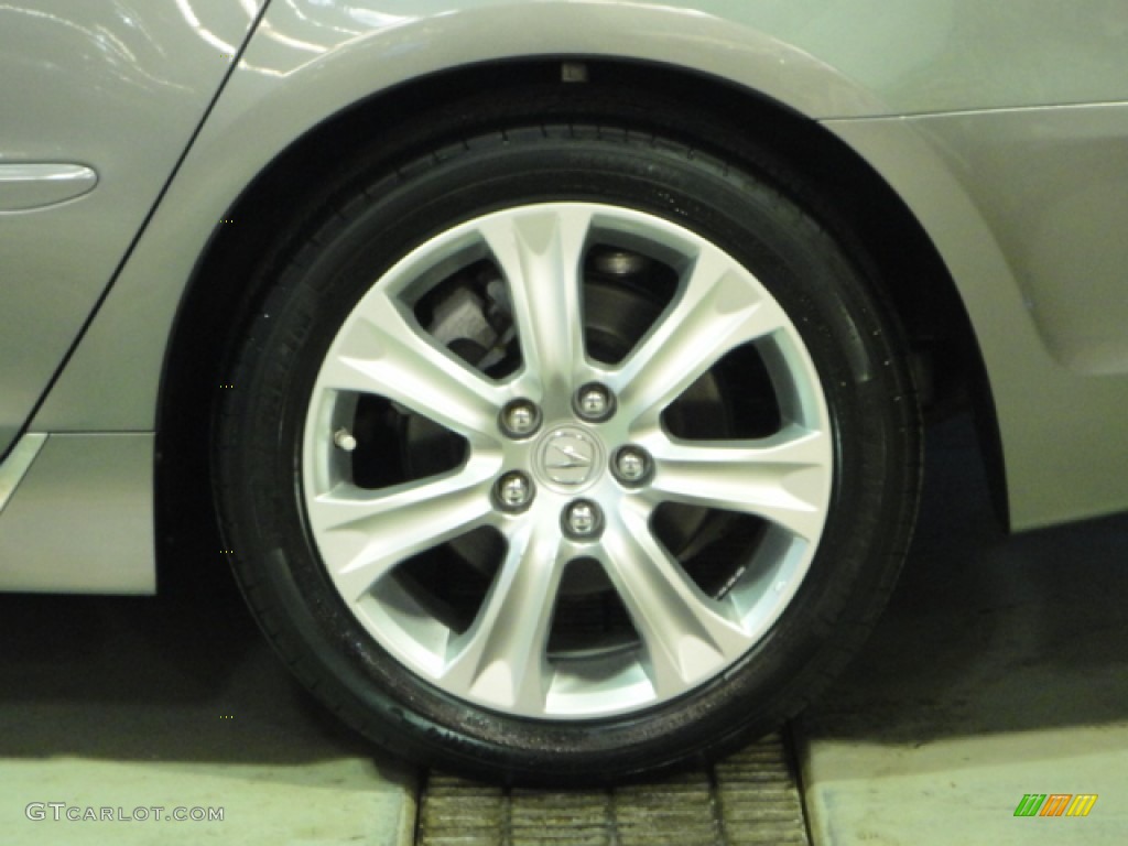 2009 RL 3.7 AWD Sedan - Silver Jade Metallic / Taupe photo #34