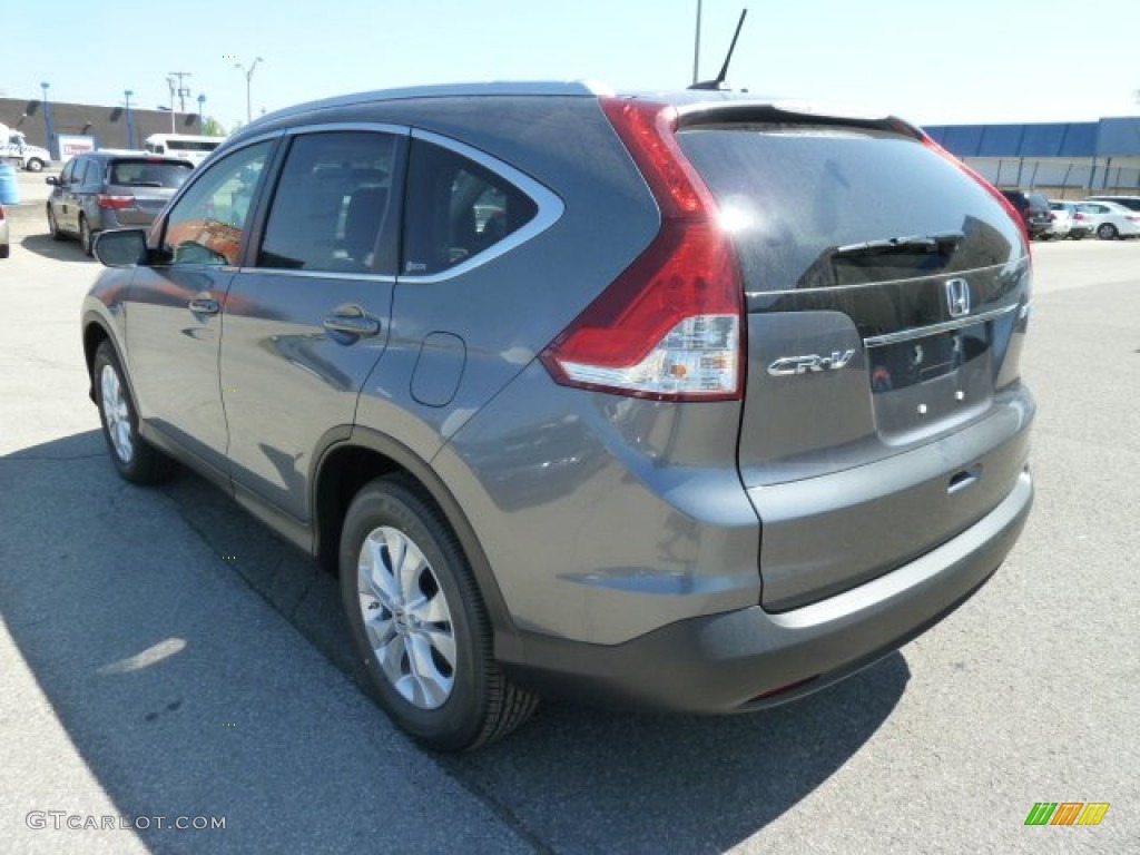 2012 CR-V EX-L 4WD - Polished Metal Metallic / Gray photo #3