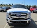 2012 Oxford White Ford F250 Super Duty Lariat Crew Cab 4x4  photo #7