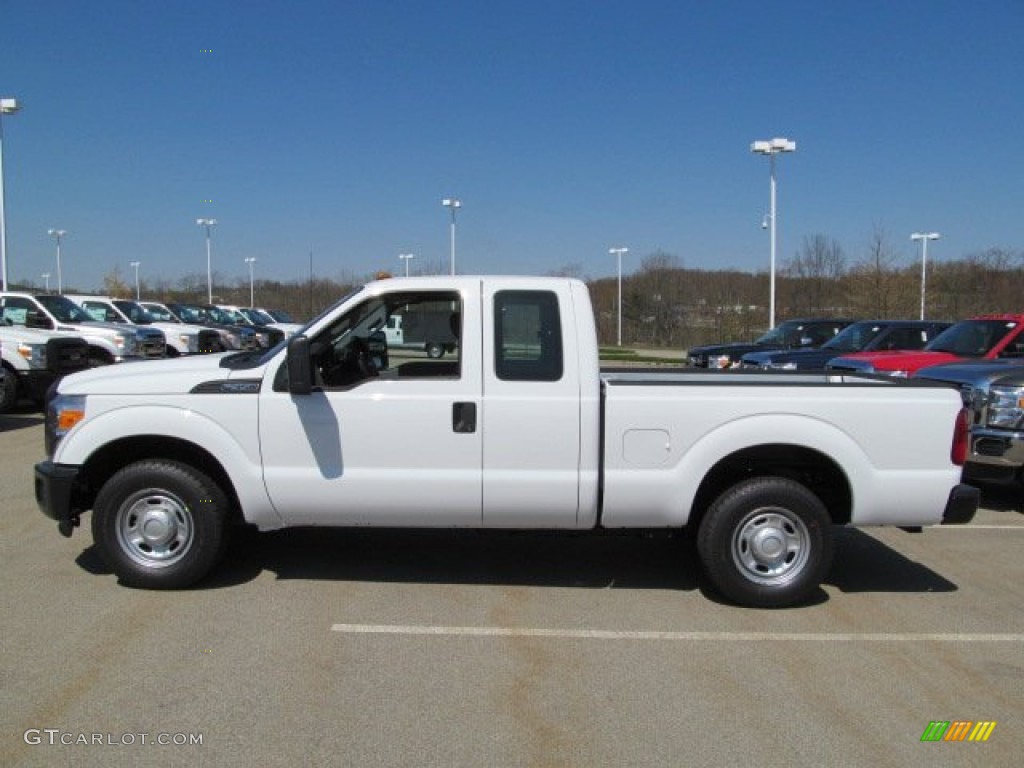 2012 F350 Super Duty XL SuperCab - Oxford White / Steel photo #8