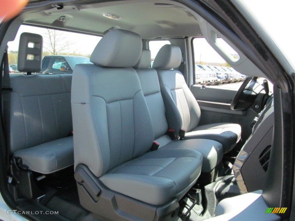 Steel Interior 2012 Ford F350 Super Duty XL SuperCab Photo #63824562
