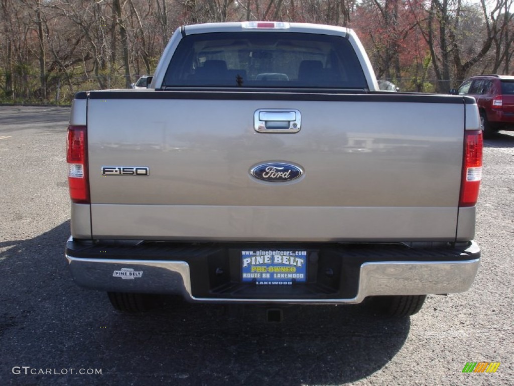 2006 F150 XLT SuperCab 4x4 - Arizona Beige Metallic / Tan photo #5