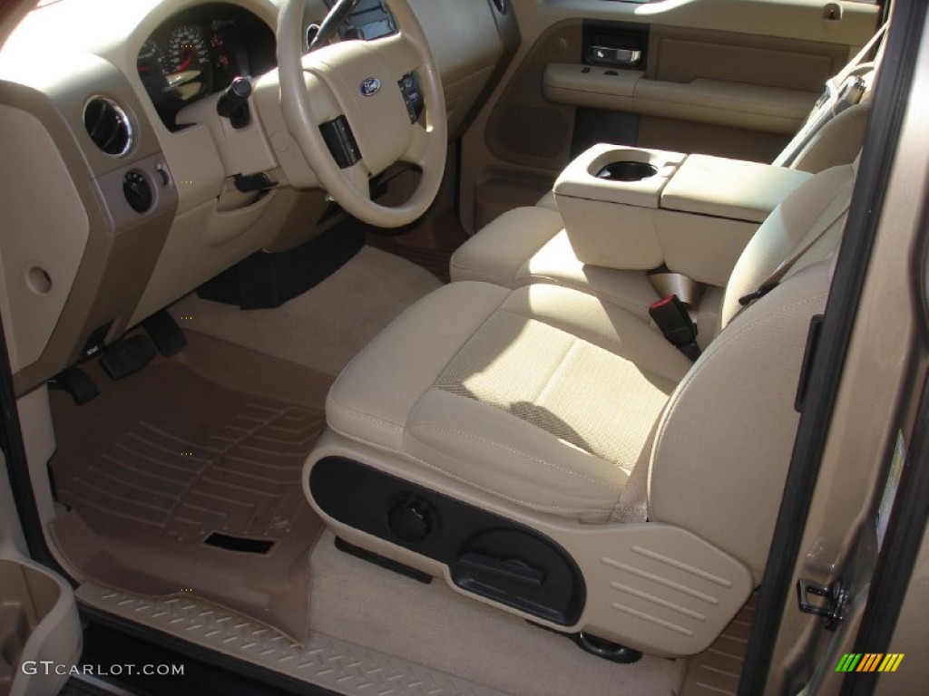 2006 F150 XLT SuperCab 4x4 - Arizona Beige Metallic / Tan photo #10