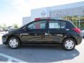 2012 Super Black Nissan Versa 1.8 S Hatchback  photo #2