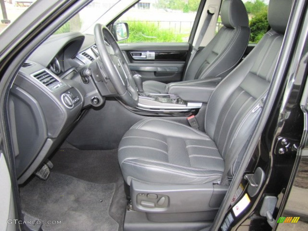 Ebony/Lunar Stitching Interior 2010 Land Rover Range Rover Sport Supercharged Photo #63825633