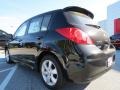 2012 Super Black Nissan Versa 1.8 SL Hatchback  photo #3