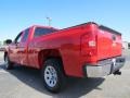 2008 Victory Red Chevrolet Silverado 1500 Work Truck Extended Cab  photo #4