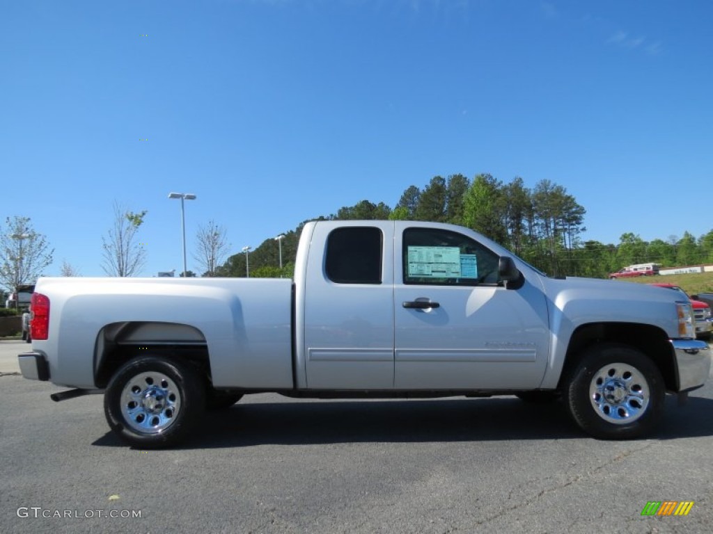 2012 Silverado 1500 LS Extended Cab - Silver Ice Metallic / Dark Titanium photo #8