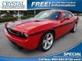 Inferno Red Crystal Pearl Coat 2009 Dodge Challenger SRT8