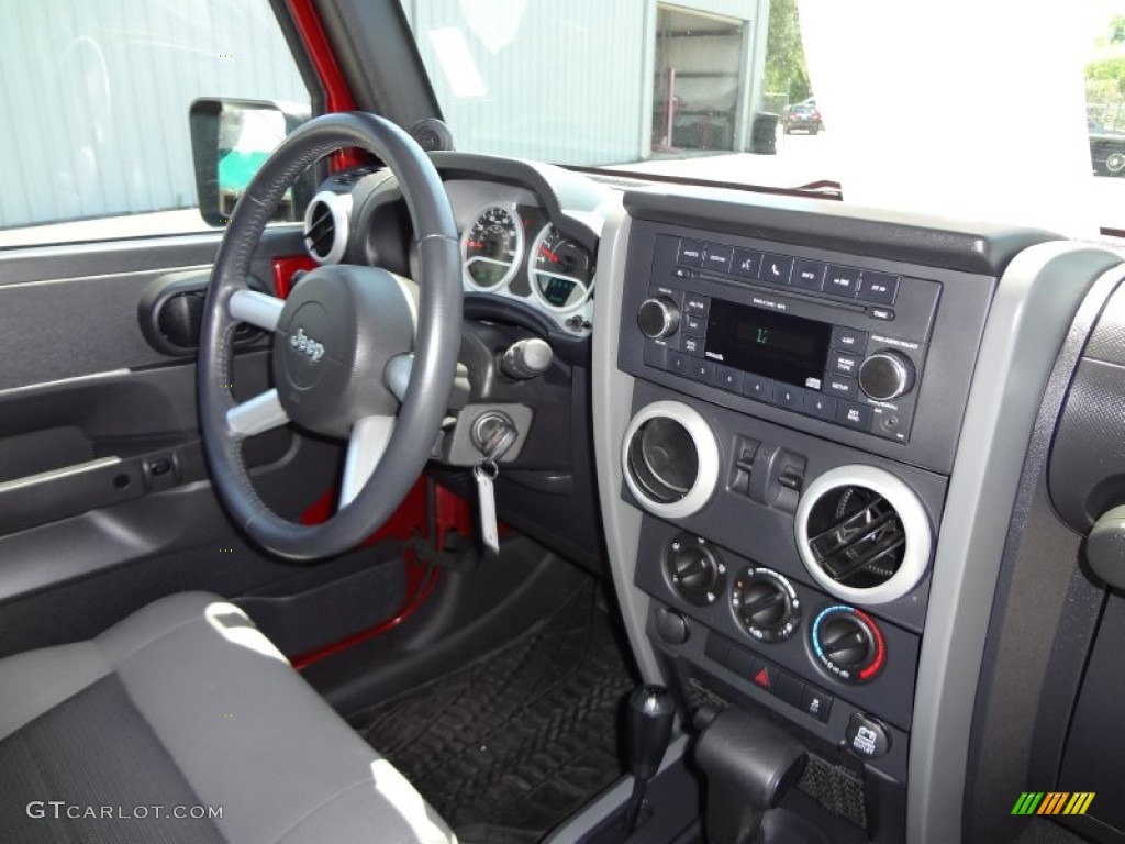 2010 Wrangler Sahara 4x4 - Red Rock Crystal Pearl / Dark Slate Gray/Medium Slate Gray photo #11