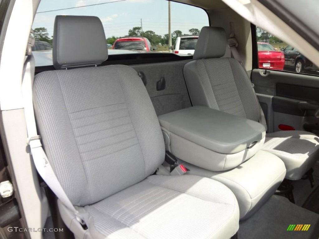 2008 Ram 1500 ST Regular Cab - Brilliant Black Crystal Pearl / Medium Slate Gray photo #11