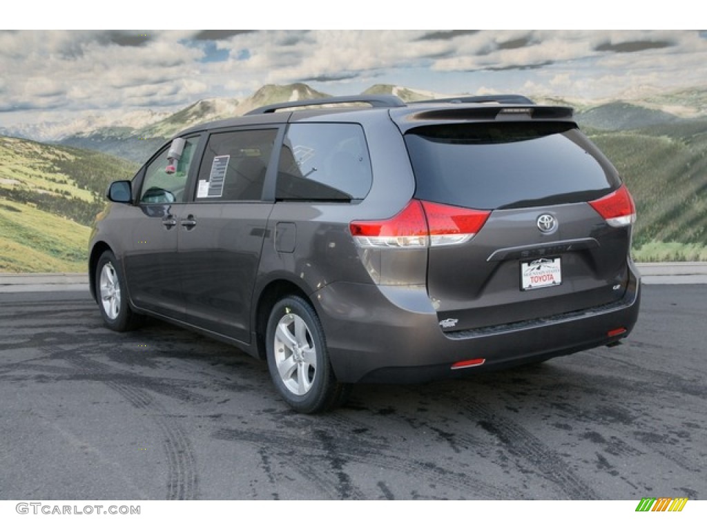 2012 Sienna LE - Predawn Gray Mica / Light Gray photo #2