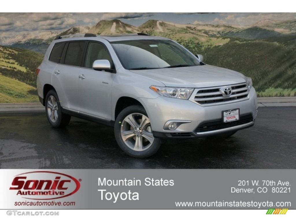 2012 Highlander Limited 4WD - Classic Silver Metallic / Ash photo #1