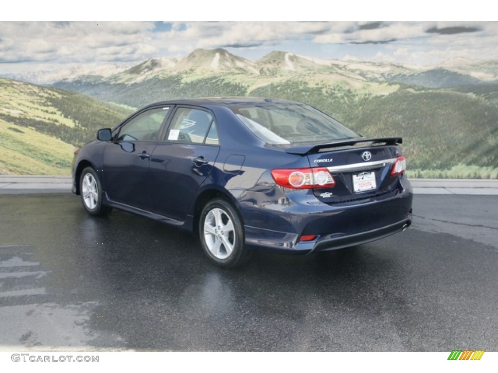 2012 Corolla S - Nautical Blue Metallic / Dark Charcoal photo #2