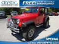 1997 Flame Red Jeep Wrangler Sport 4x4  photo #1