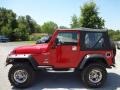 1997 Flame Red Jeep Wrangler Sport 4x4  photo #2