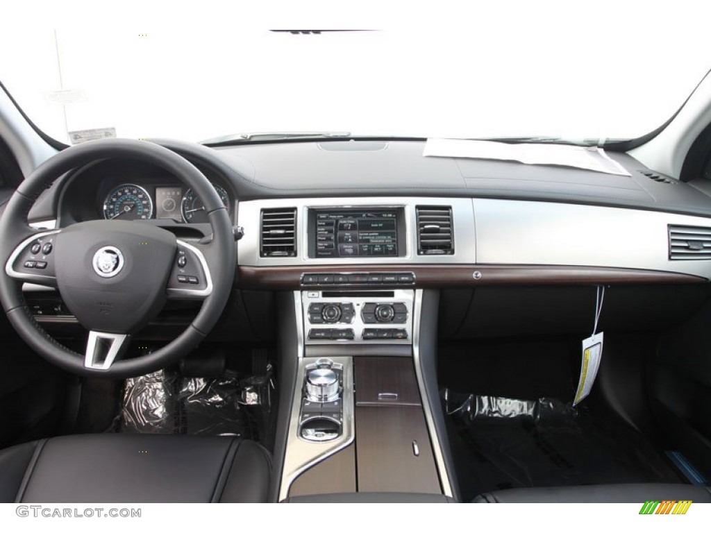 2012 Jaguar XF Standard XF Model Warm Charcoal/Warm Charcoal Dashboard Photo #63834793