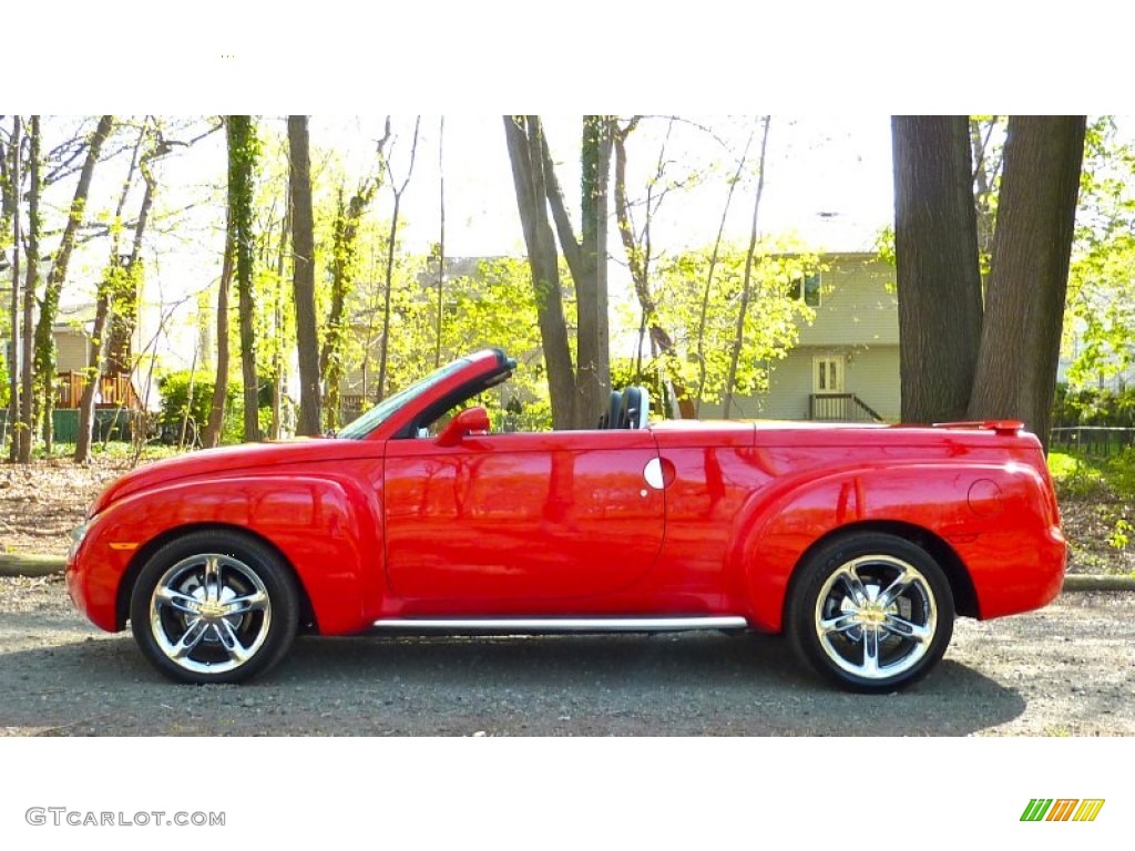 Redline Red 2004 Chevrolet SSR Standard SSR Model Exterior Photo #63834950