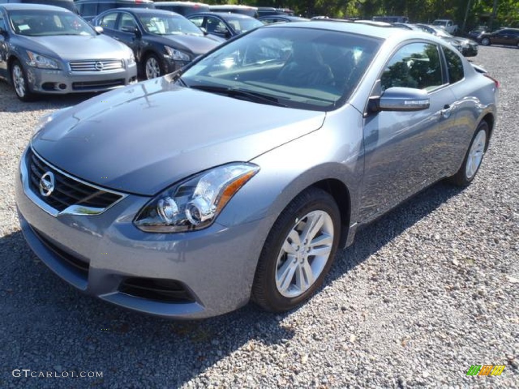 2012 Altima 2.5 S Coupe - Ocean Gray / Charcoal photo #7