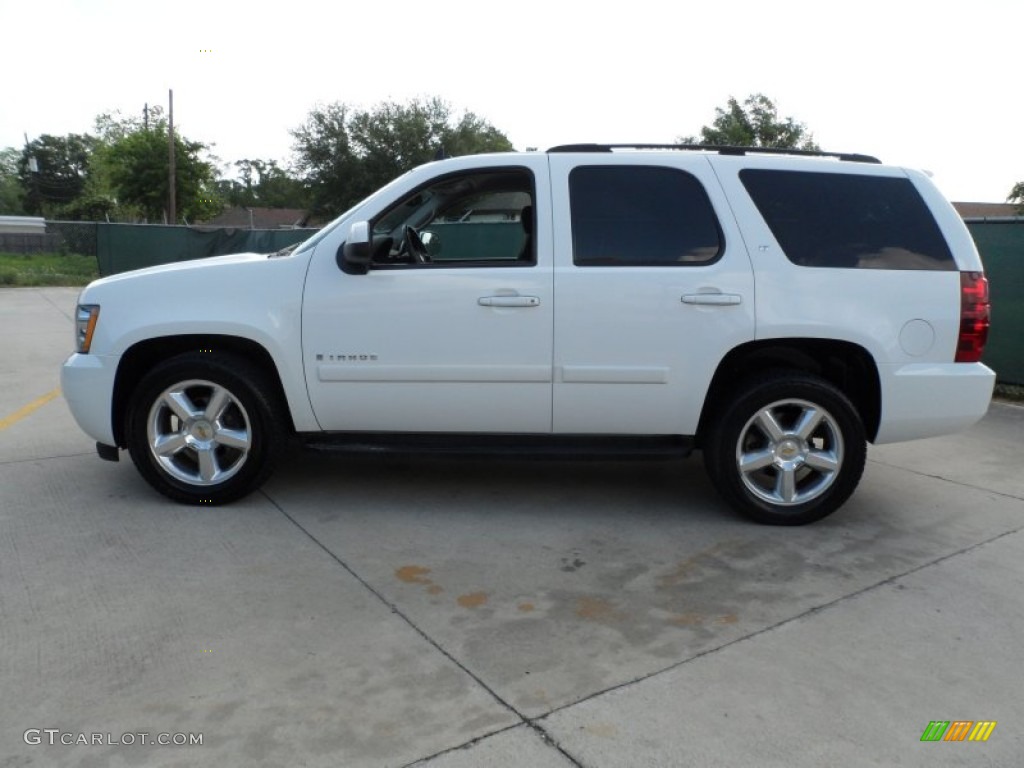 2007 Tahoe LT - Summit White / Ebony photo #6