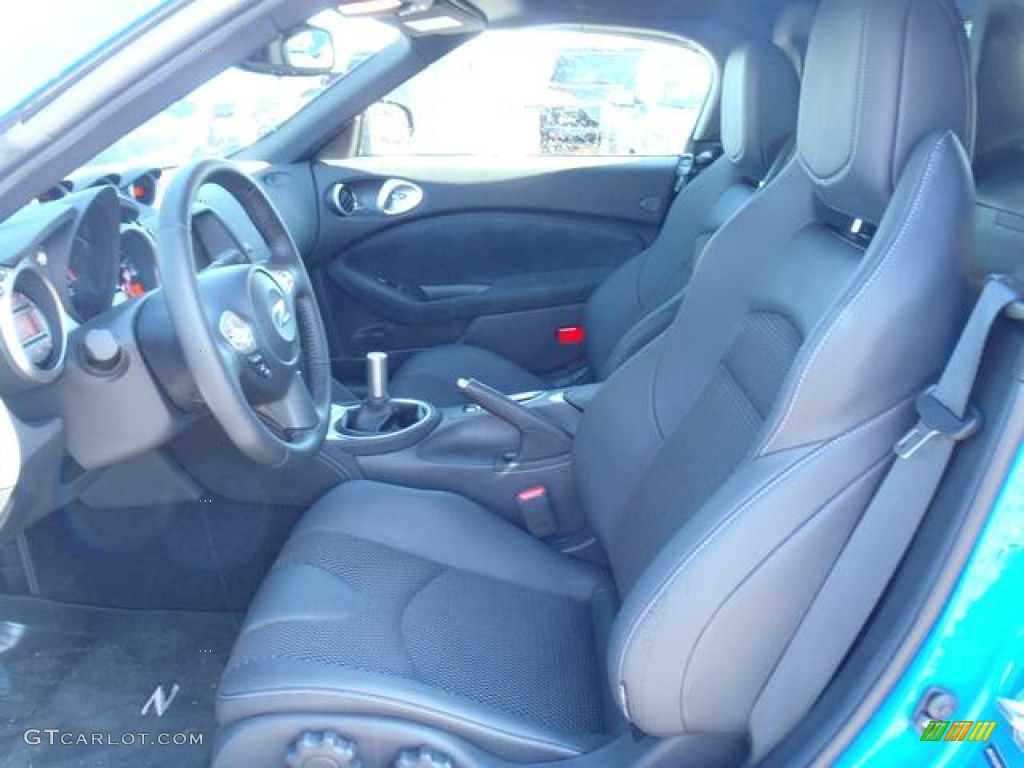 Black Interior 2012 Nissan 370Z Sport Touring Roadster Photo #63836457