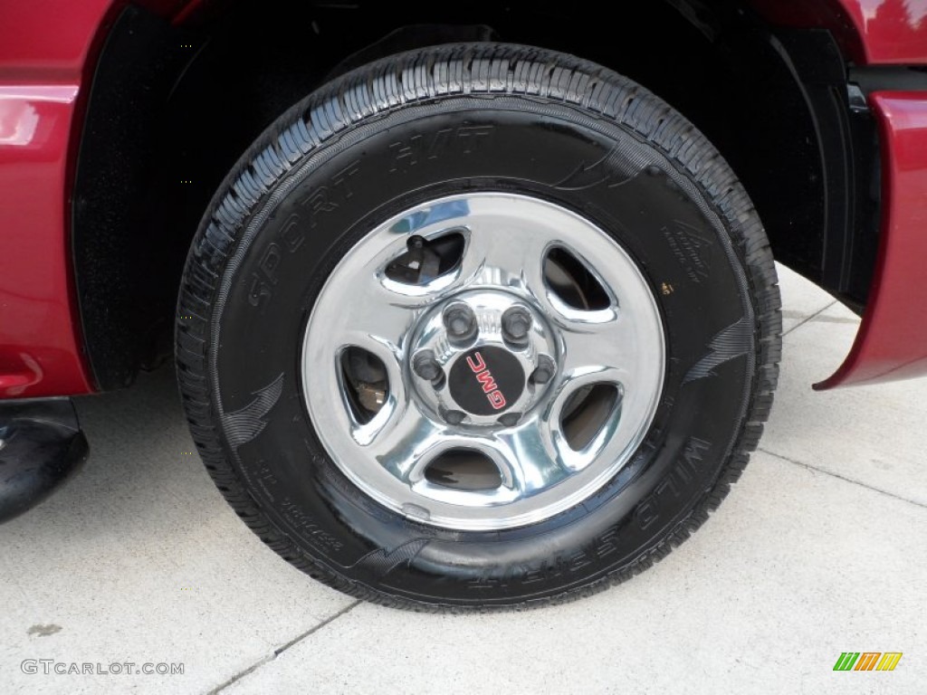 2004 Sierra 1500 SLE Extended Cab - Sport Red Metallic / Pewter photo #14