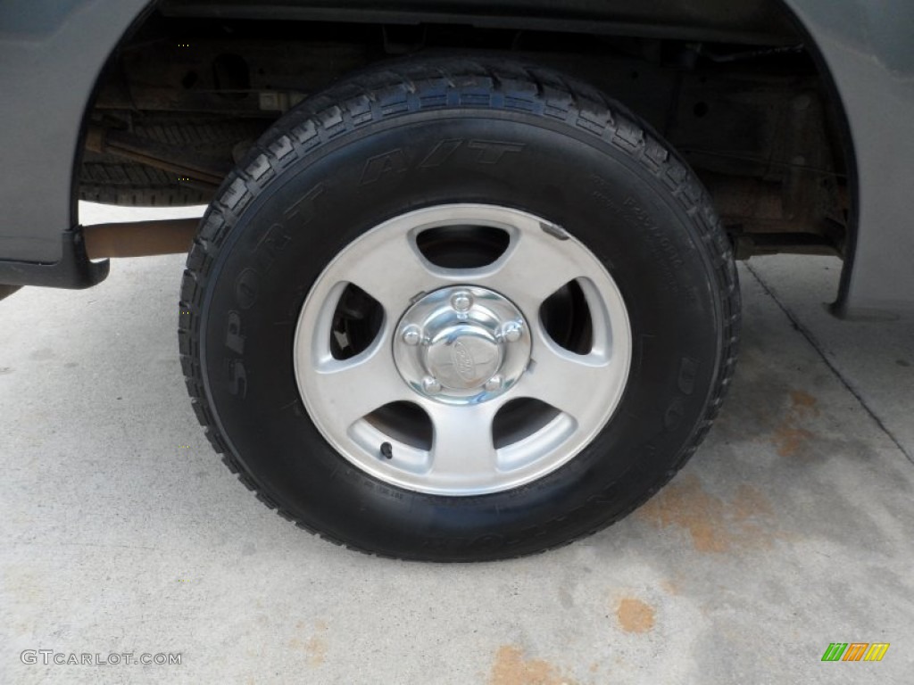 2002 F150 XLT SuperCab - Dark Shadow Grey Metallic / Dark Graphite photo #12