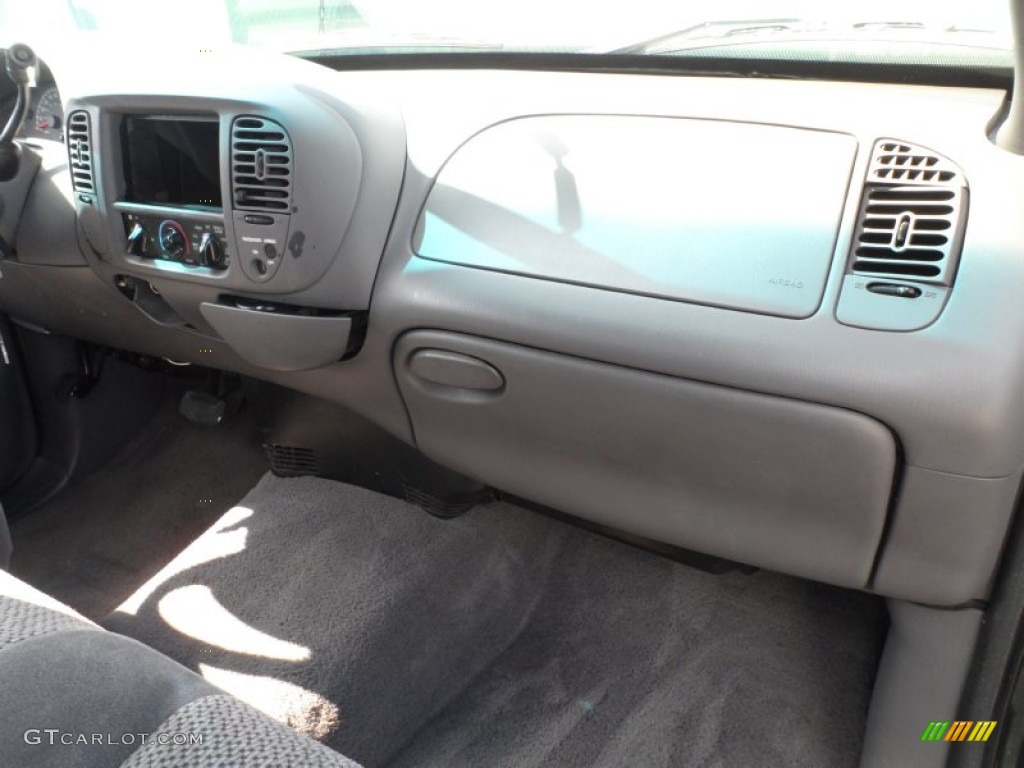 2002 F150 XLT SuperCab - Dark Shadow Grey Metallic / Dark Graphite photo #19
