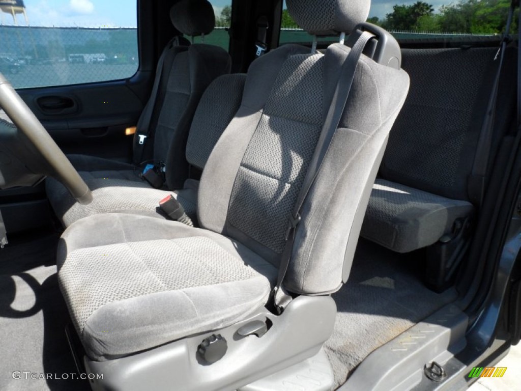 2002 F150 XLT SuperCab - Dark Shadow Grey Metallic / Dark Graphite photo #27