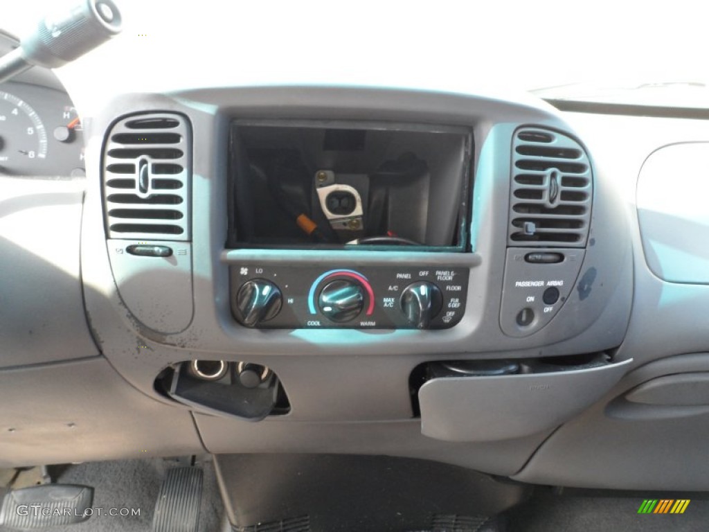 2002 F150 XLT SuperCab - Dark Shadow Grey Metallic / Dark Graphite photo #29